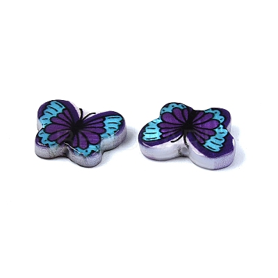 Printed Natural Freshwater Shell Beads SHEL-Q029-11D-1