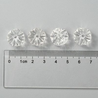 Transparent Acrylic Beads X-PL739-1