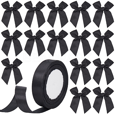 Polyester Packaging Ribbon Bowknots FIND-GF0007-21-1
