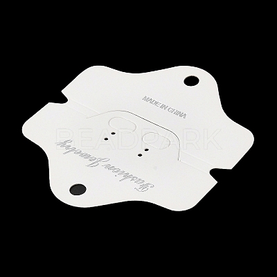 Fold Over Paper Jewelry Earring Display Cards CDIS-M005-34-1