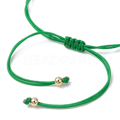 Flower Glass Seed Beads & Natural Green Aventurine Beaded Bracelets BJEW-MZ00222-01-1
