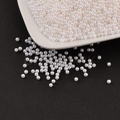 1000Pcs Imitation Pearl Acrylic Beads OACR-S011-9mm-Z9-1