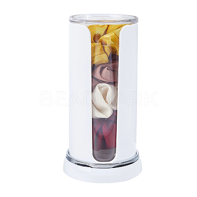 Plastic Scrunchie Holders with Clear Cover CON-WH0107-76-1