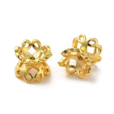 Brass Bead Caps KK-C072-04A-G-1