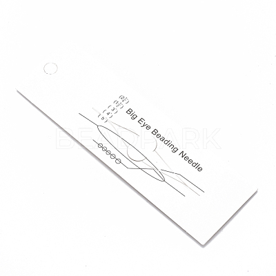 Iron Big Eye Beading Needles X-TOOL-N006-02-1