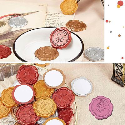 Adhesive Wax Seal Stickers DIY-CP0010-69F-1