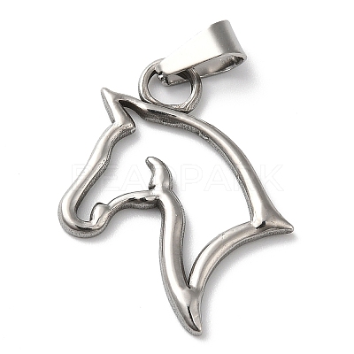 Non-Tarnish 304 Stainless Steel Pendants X-STAS-D069-03P-1