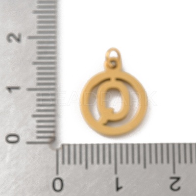 304 Stainless Steel Charms
with Jump Ring STAS-R001-02G-Q-1