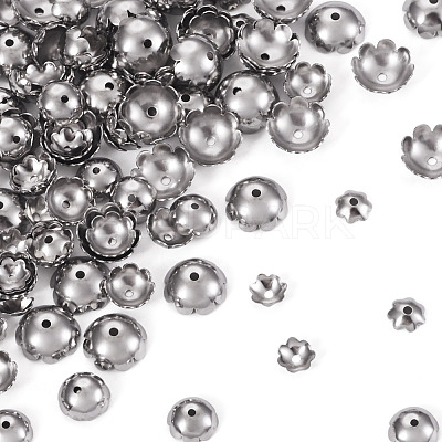 360Pcs 3 Styles 316 Stainless Steel Spacer Beads STAS-TA0005-35-1