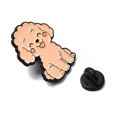 Poodle Enamel Pins JEWB-I055-04EB-05-1
