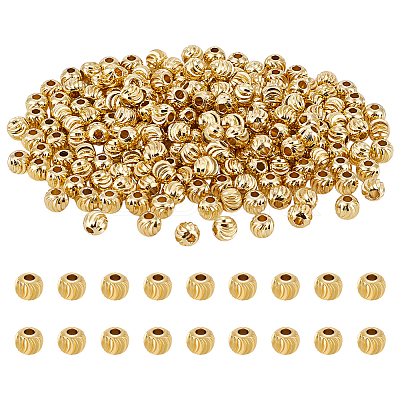 180Pcs Brass Spacer Beads KK-BC0014-23G-1