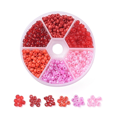 6/0 Glass Seed Beads SEED-X0052-03E-4mm-1