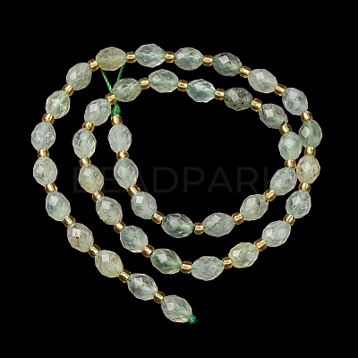 Natural Prehnite Beads Strands G-F809-A06-01-1