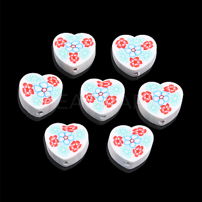 Handmade Polymer Clay Beads CLAY-T019-13A-1