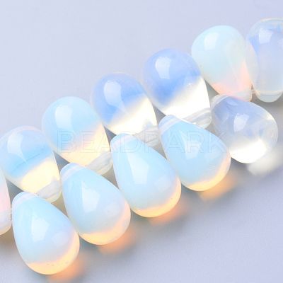 Opalite Beads Strands G-R404-10x16-04-1