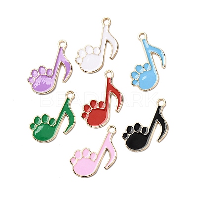 Alloy Enamel Pendants ENAM-B033-01-1