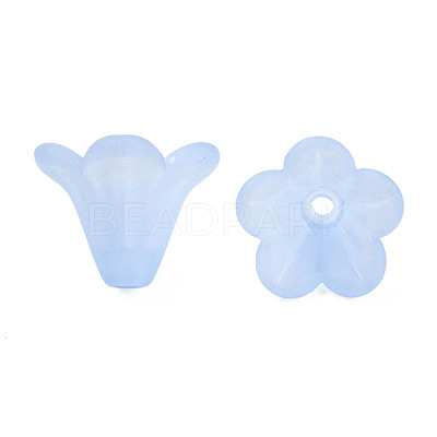 Frosted Acrylic Beads PL692-9-1