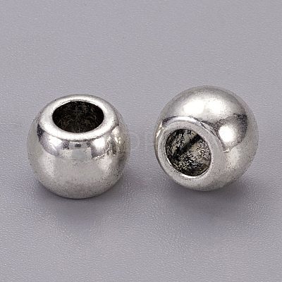 Tibetan Style Alloy European Beads K08T4042-1