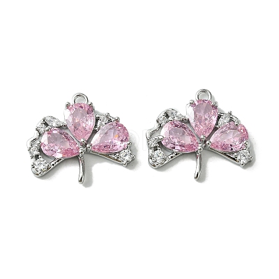 Real Platinum Plated Brass Pendants KK-D092-01P-02-1