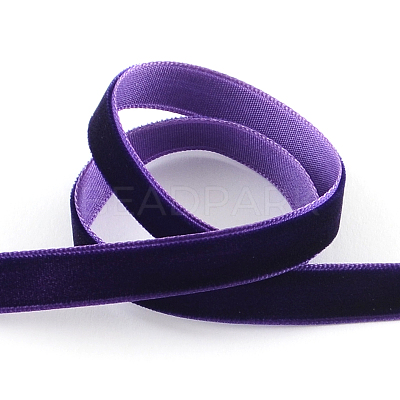 3/4 inch Single Face Velvet Ribbon OCOR-R019-19.1mm-090-1