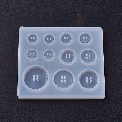 Silicone Button Molds X-DIY-L005-18-1