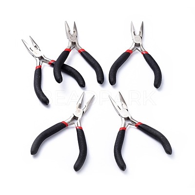 5 inch Carbon Steel Rustless Chain Nose Pliers B032H011-1