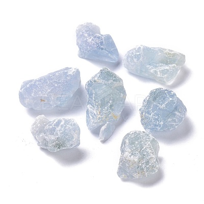 Rough Raw Natural Celestite/Celestine Beads G-C231-07-1