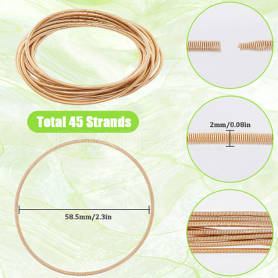 45Pcss Spring Bracelets TWIR-SC0001-03B-1