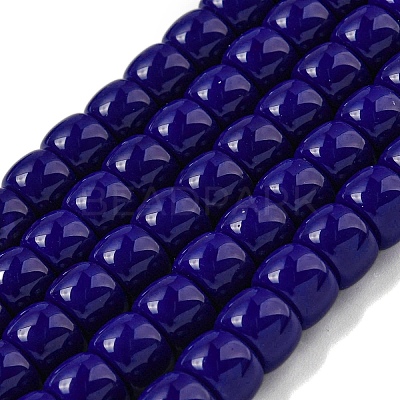 Opaque Glass Beads Strands GLAA-NH0002-B01-1