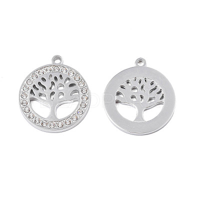 304 Stainless Steel Pendants STAS-N095-157-1