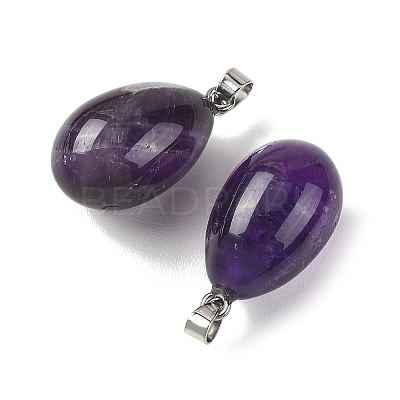 Natural Amethyst Pendants GG-K002-08A-18-1
