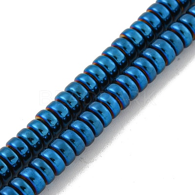 Electroplated Synthetic Non-magnetic Hematite Beads Strands G-K361-A03-02-1