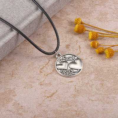 40Pcs 20 Style Tibetan Style Alloy Pendants TIBEP-SZ0001-03-1