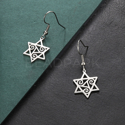 304 Stainless Steel Dangle Earrings FS-WGD23E6-01-1