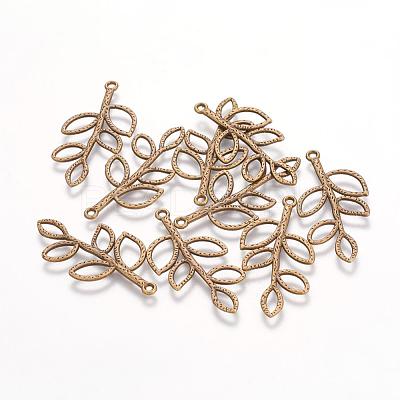 Tibetan Style Alloy Pendants X-TIBEP-A12-3860-AB-FF-1