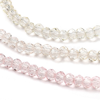 Transparent Painted Glass Beads Strands DGLA-A034-T2mm-A25-1