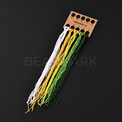 DIY Transparent Fabric Embroidery Kits DIY-K032-77-1
