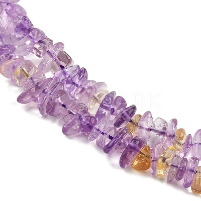 Natural Ametrine Beads Strands G-C250-02-1
