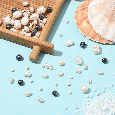 10Pcs Natural Cultured Freshwater Pearl Beads PEAR-YW0001-44-1