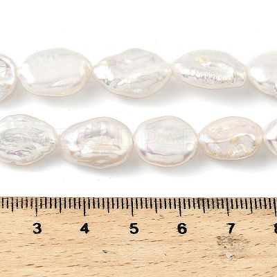 Baroque Natural Keshi Pearl Beads Strands PEAR-B004-14A-01A-1