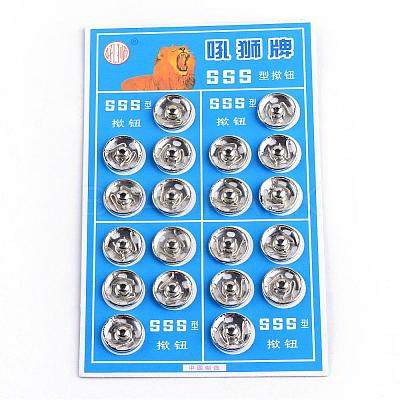 Iron Sewing Snap Button SNAP-R028-12mm-02P-B-1
