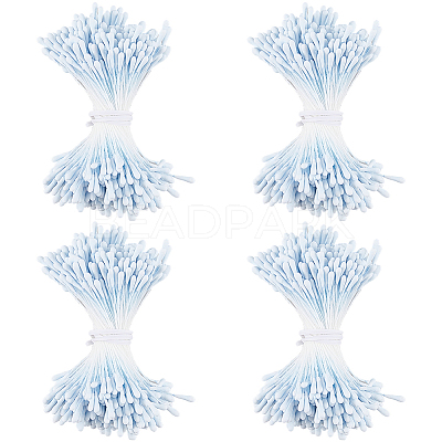 Gypsum with Cotton Cord Artificial Flower Core DIY-WH20007-36A-05-1