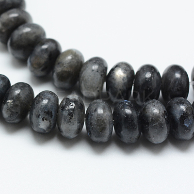 Natural Labradorite Bead Strands X-G-R408-5x8-02-1