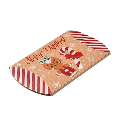 Christmas Theme Cardboard Candy Pillow Boxes CON-G017-02L-1