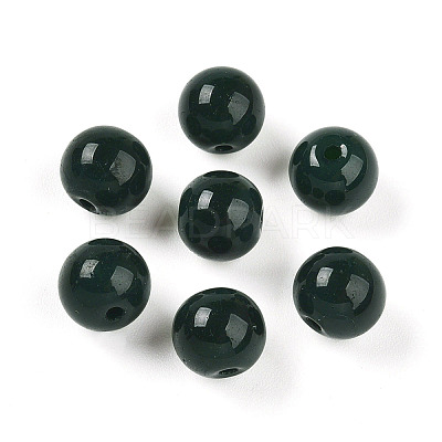 Opaque Solid Color Glass Beads LS-GLAA-N007-8mm-A05-1