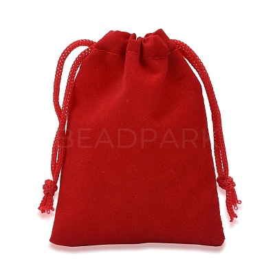 Velvet Cloth Drawstring Bags TP-C001-70X90mm-M-1