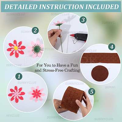 1Set Non-woven Fabric Material Package DIY-SC0032-33B-1