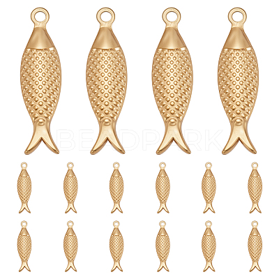 16Pcs 304 Stainless Steel Pendant STAS-ME0002-76-1