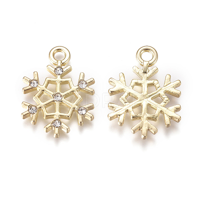 Golden Plated Alloy Pendants PALLOY-L228-012G-1