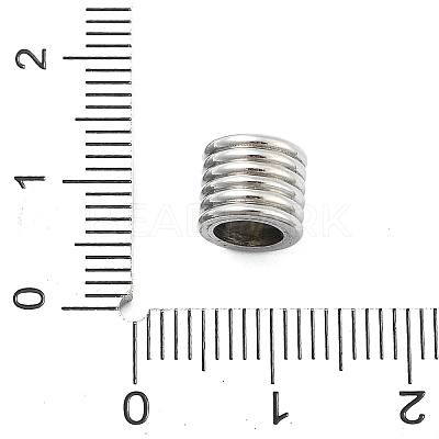 Non-Tarnish 304 Stainless Steel European Beads STAS-H219-14P-1